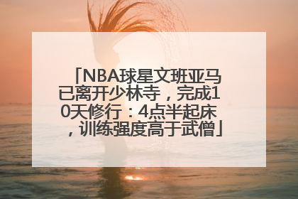 NBA球星文班亚马已离开少林寺，完成10天修行：4点半起床，训练强度高于武僧